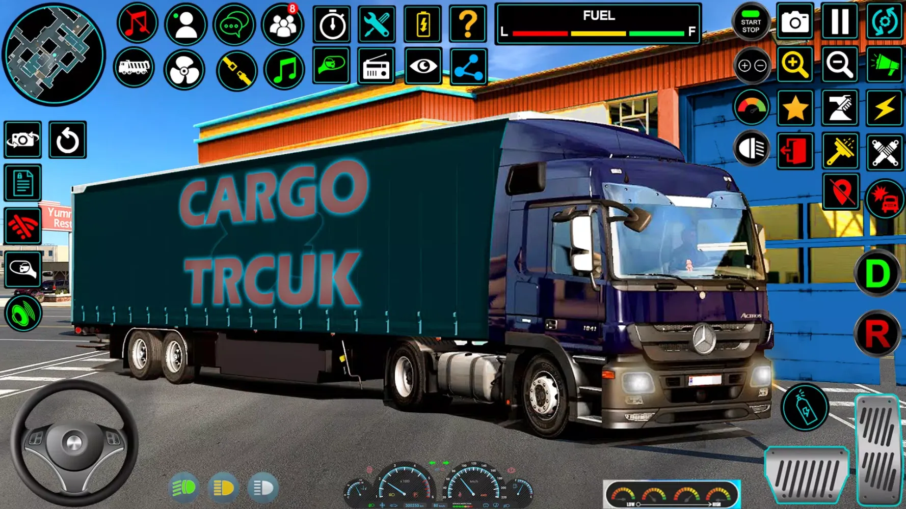 Capturas de tela do City Truck Driving Game 3D