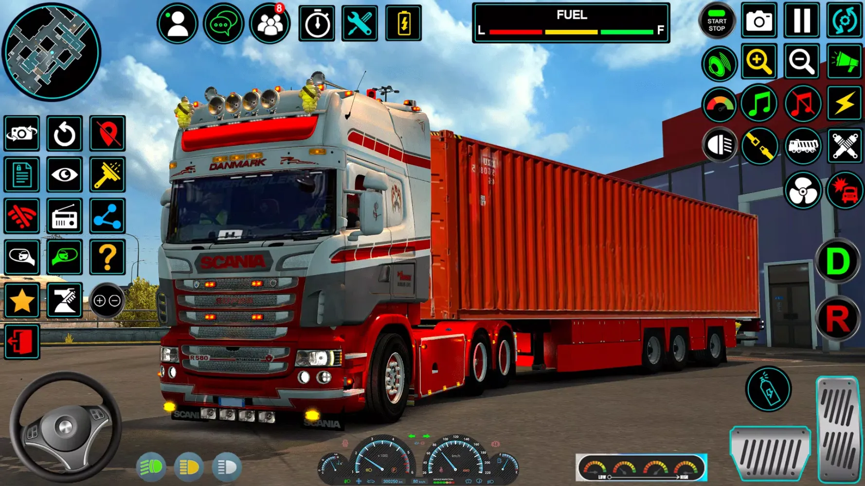 Capturas de tela do City Truck Driving Game 3D
