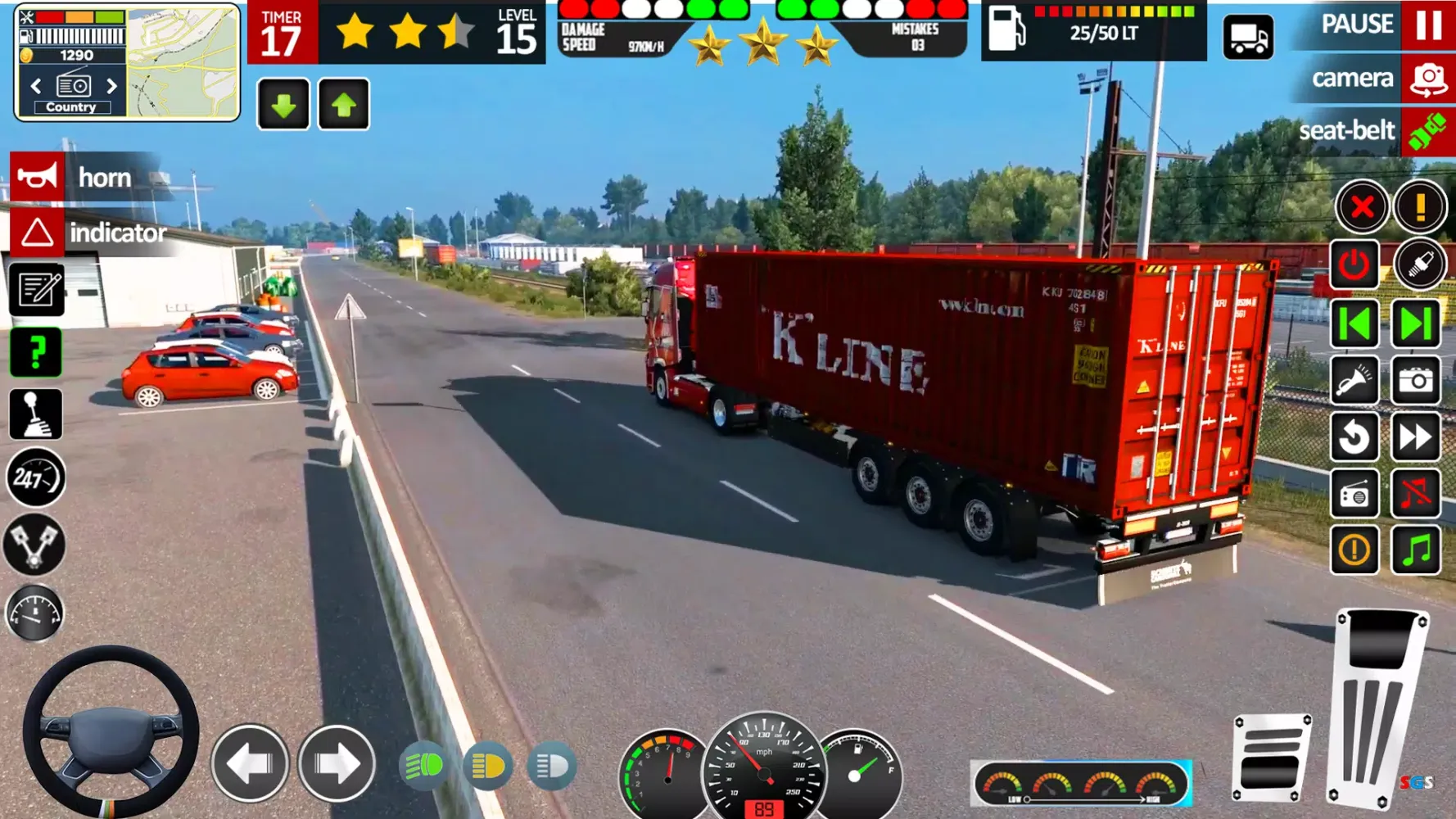 Capturas de tela do City Truck Driving Game 3D
