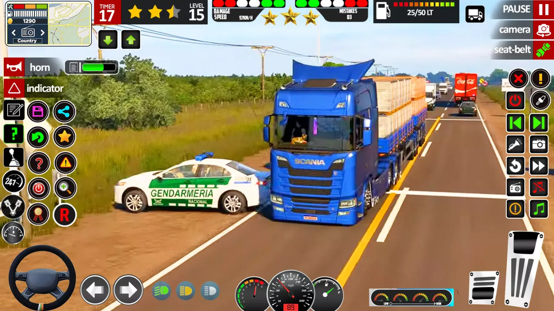 Capturas de tela do City Truck Driving Game 3D