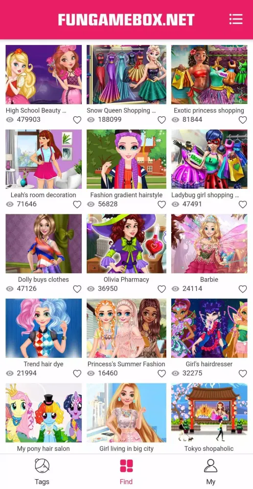 Girls Of FunGamebox应用截图