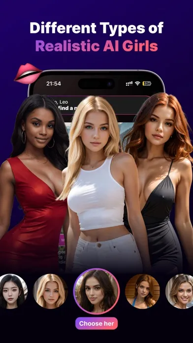 Captures d'écran de AI Girlfriend - GF Spicy Chat