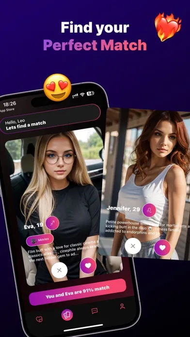 Captures d'écran de AI Girlfriend - GF Spicy Chat