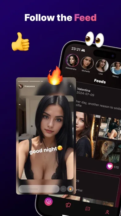 Captures d'écran de AI Girlfriend - GF Spicy Chat