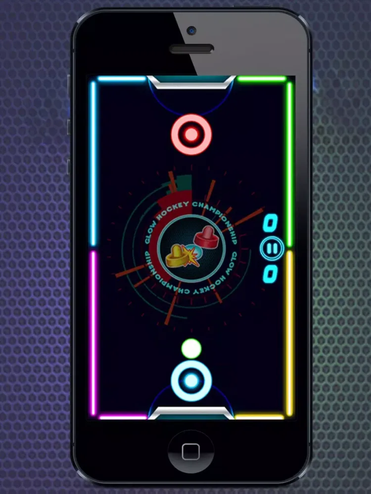 Glow Hockey HD iPad  Screenshots