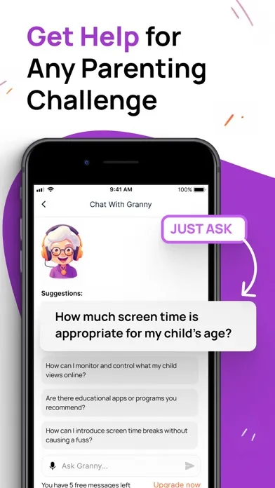 Granny: AI Parenting Coach Ekran Görüntüleri