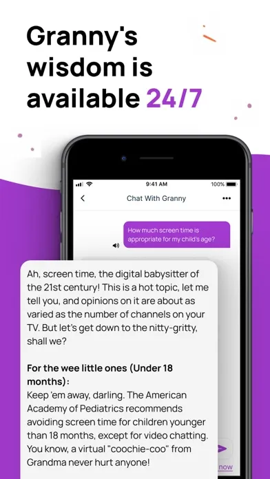Granny: AI Parenting Coach Ekran Görüntüleri