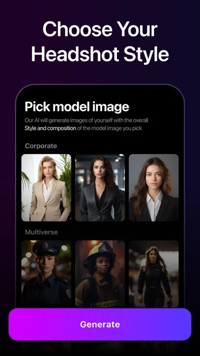 تصاویر Profile Business Headshot AI