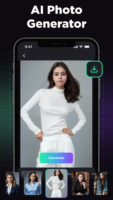 Ảnh chụp màn hình của Professional Headshot - AI