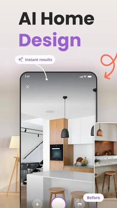 Скриншоты AI Home & Interior Design App
