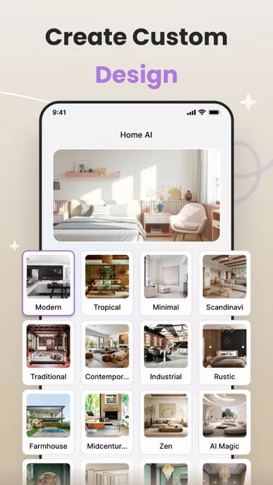Скриншоты AI Home & Interior Design App