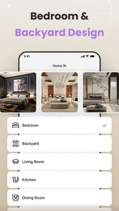 Скриншоты AI Home & Interior Design App