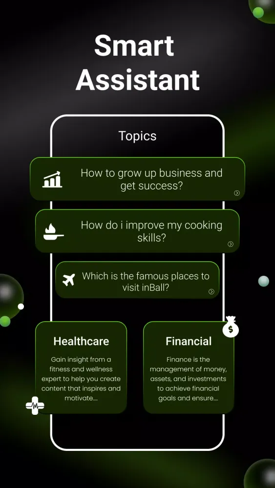 Infinity AI Tool - chatbot سکرین شاٹس