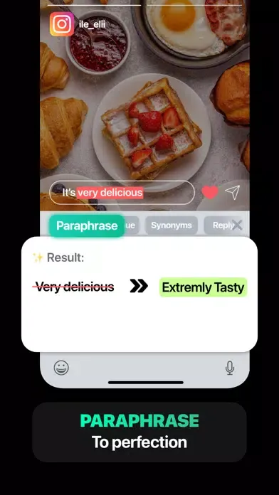 AI Keyboard Extension Screenshots