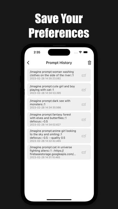 Midjo: AI Art Prompt Editor Screenshots