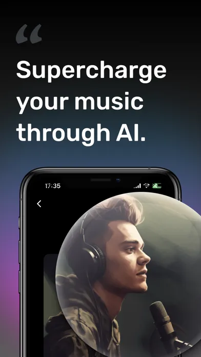 Ảnh chụp màn hình của Music AI: Clone & Generator