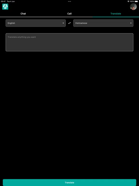 Messagerie traductrice OHAIO iPad 應用截圖