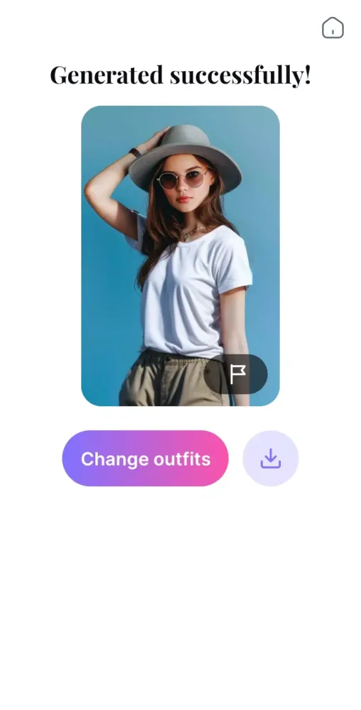 Tangkapan layar AI Outfits: Try on Clothes