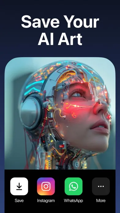 IMJ : AI Art Generator স্ক্রিনশট