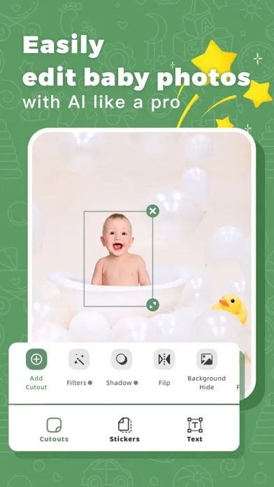 Tangkapan skrin Baby Photo Editor AI LittleCam
