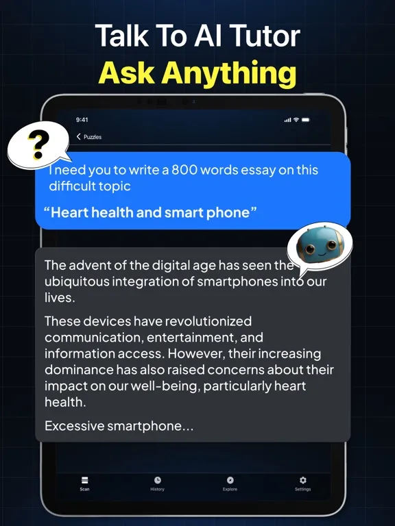 AI Photo Math Solver: MathGuru iPad স্ক্রিনশট