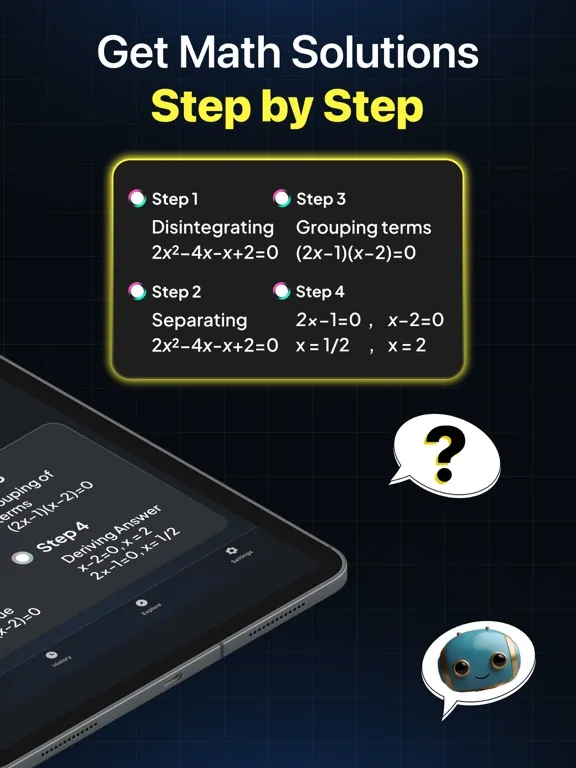 AI Photo Math Solver: MathGuru iPad স্ক্রিনশট
