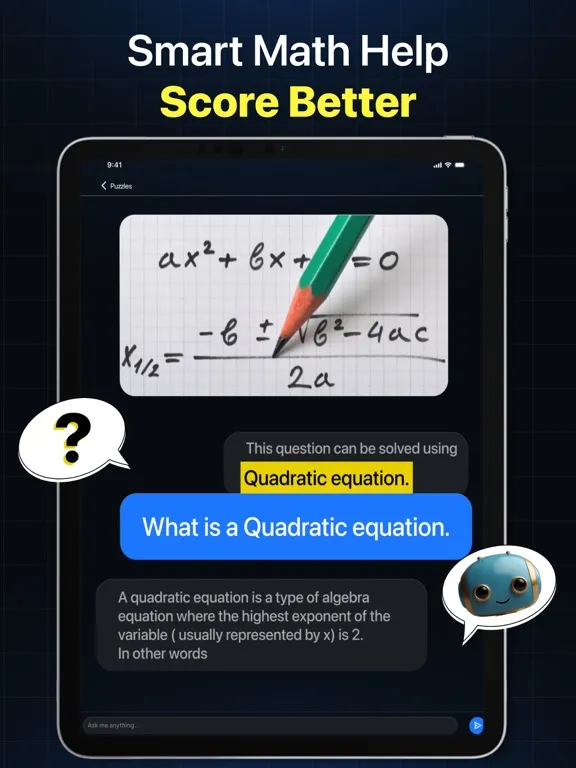 AI Photo Math Solver: MathGuru iPad স্ক্রিনশট