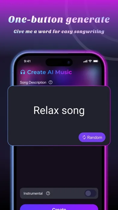 Ảnh chụp màn hình của AI Music Generator AI Songs