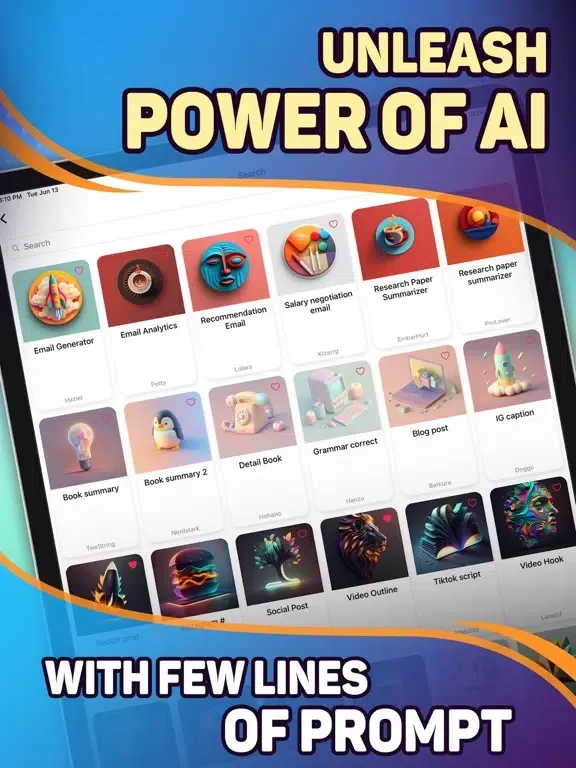 AI Art, Image Generator iPad 應用截圖