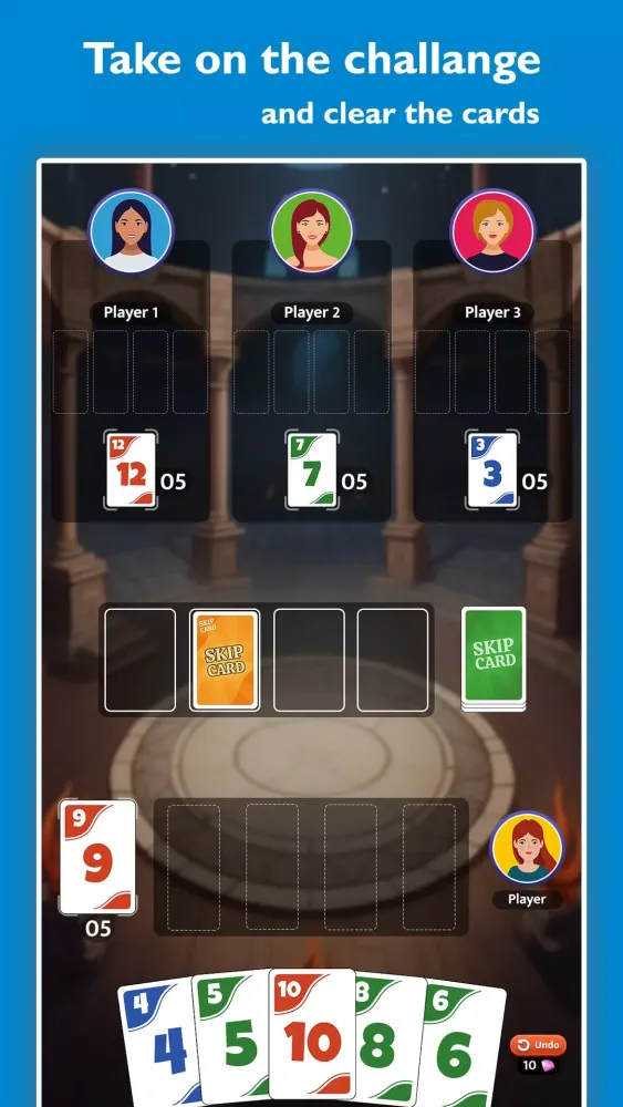 Tangkapan layar Skip Card - Solitaire Game