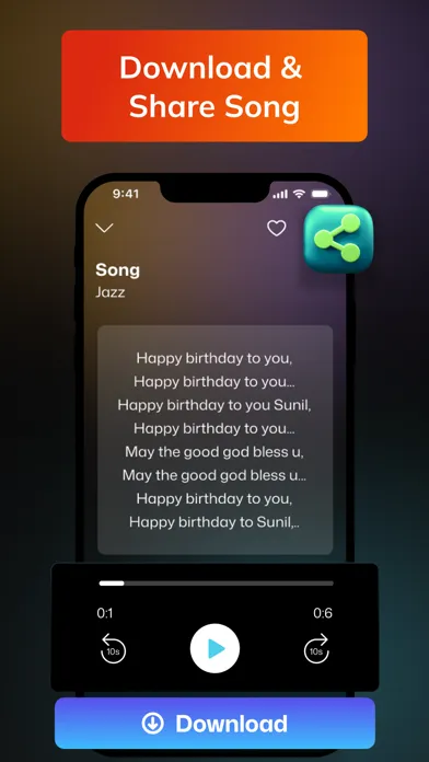 AI Song Generator · স্ক্রিনশট