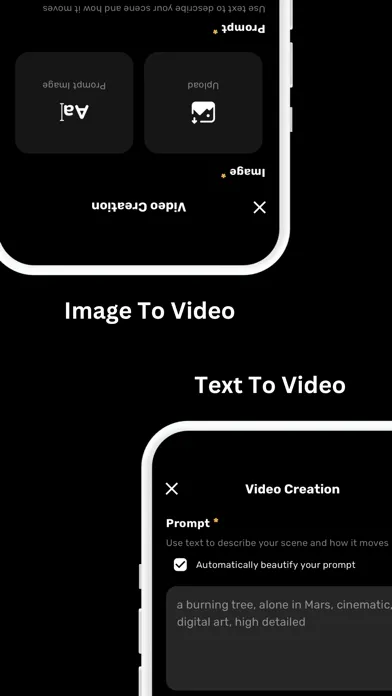 King AI: Video Generator App سکرین شاٹس