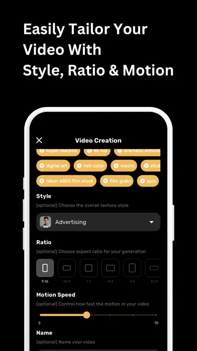 King AI: Video Generator App سکرین شاٹس