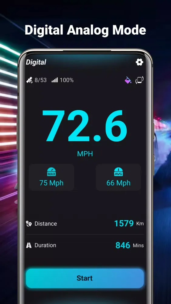 Capturas de pantalla de Eagle GPS Speedometer Car Boat