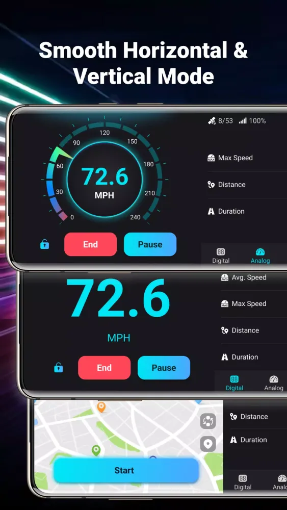 Capturas de pantalla de Eagle GPS Speedometer Car Boat