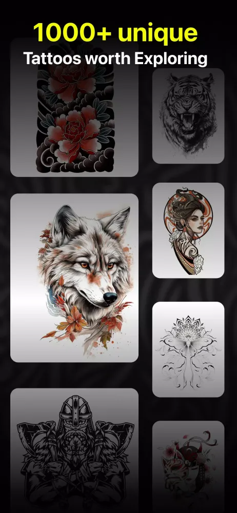 AI Tattoo Generator & Maker Screenshots