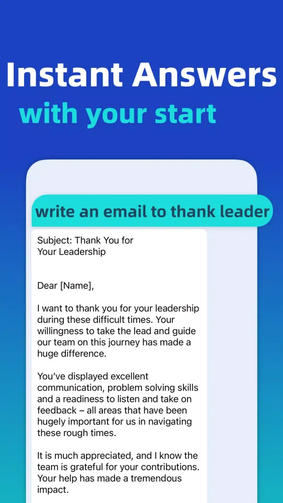 Ảnh chụp màn hình của AI Writer