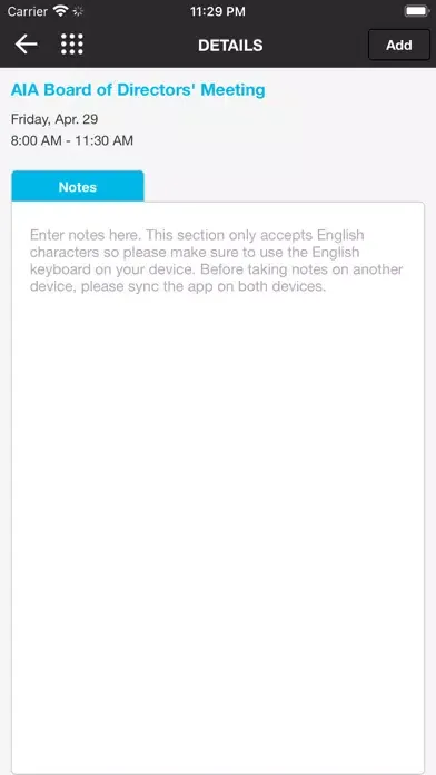 2022 AIA Conference Screenshots