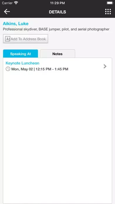 2022 AIA Conference Screenshots