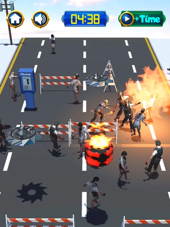 Capturas de tela do Zombie Survival: Run For Life iPad 