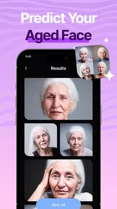 Tangkapan layar AI Aging Booth