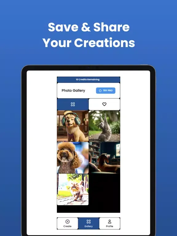 Скриншоты AI Pet Generator - AI Pet Art iPad 