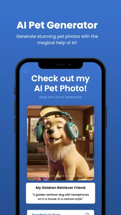 Скриншоты AI Pet Generator - AI Pet Art