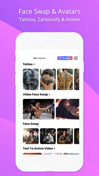 Tangkapan skrin AI Generated Art Images & Chat