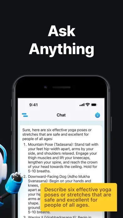 Capturas de pantalla de ChatAI Assistant - Chat AI Bot
