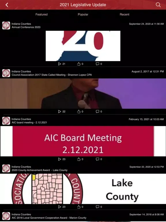 تصاویر Assn of Indiana Counties iPad 