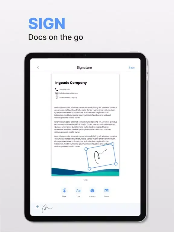 Скриншоты PDF Scanner App - Scan to PDF! iPad 