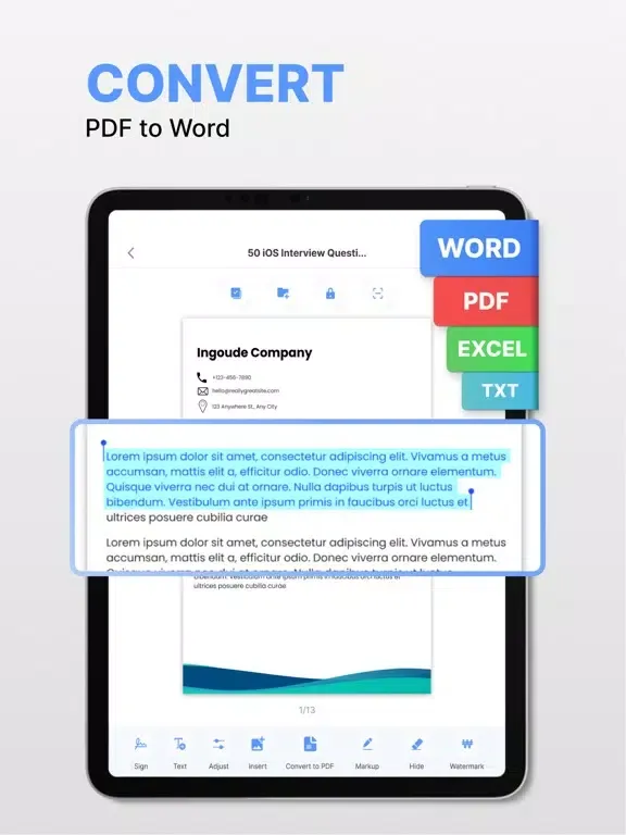 Скриншоты PDF Scanner App - Scan to PDF! iPad 