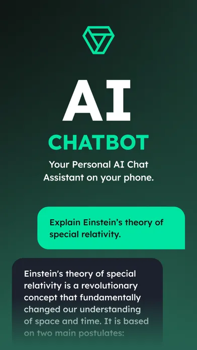 AI Chatbot Assistant : سکرین شاٹس