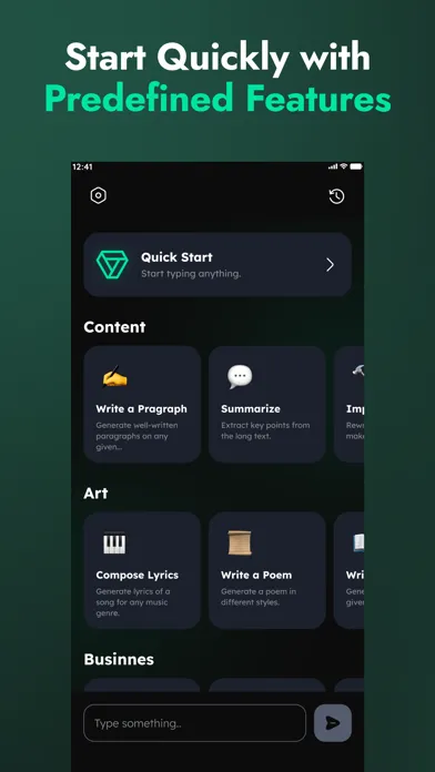 AI Chatbot Assistant : سکرین شاٹس